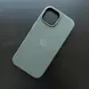 Чехол iPhone 15 FineWoven Case (MagSafe) Evergreen