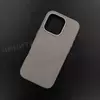 Чехол iPhone 16 Pro Leather Case (MagSafe) Taupe