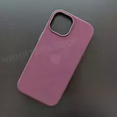 Чехол iPhone 15 FineWoven Case (MagSafe) Mulberry