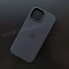 Чехол iPhone 15 Silicone Case (MagSafe) Black