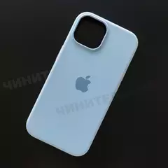 Чехол iPhone 15 Silicone Case (MagSafe) Light Blue