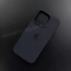Чехол iPhone 16 Pro Silicone Case (MagSafe) Black
