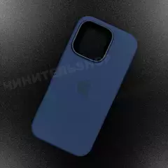 Чехол iPhone 16 Pro Silicone Case (MagSafe) Denim