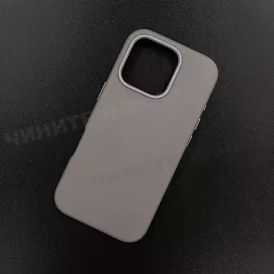 Чехол iPhone 16 Pro Leather Case (MagSafe) Taupe