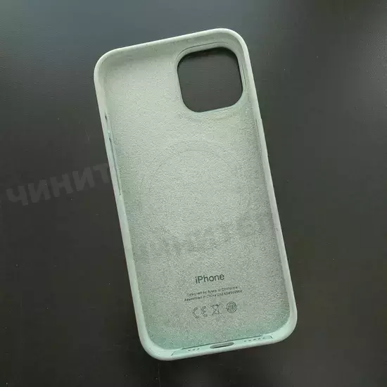 Чехол iPhone 14 Silicone Case (MagSafe) Succulent