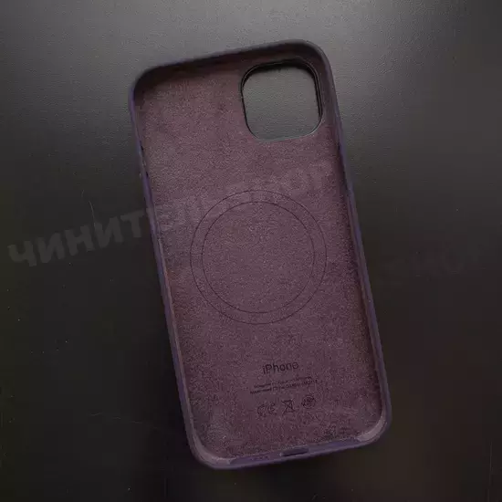 Чехол iPhone 14 Plus Silicone Case (MagSafe) Elderberry