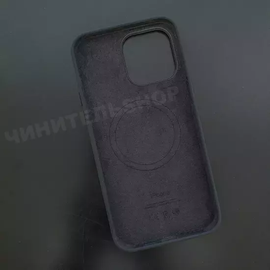 Чехол iPhone 14 Pro Max Silicone Case (MagSafe) Midnight
