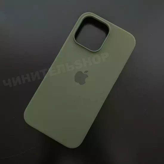 Чехол iPhone 14 Pro Max Silicone Case (MagSafe) Olive