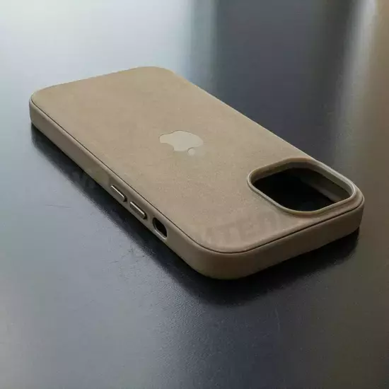 Чехол iPhone 15 FineWoven Case (MagSafe) Taupe