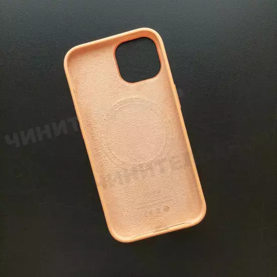 Чехол iPhone 15 Silicone Case (MagSafe) Orange Sorbet