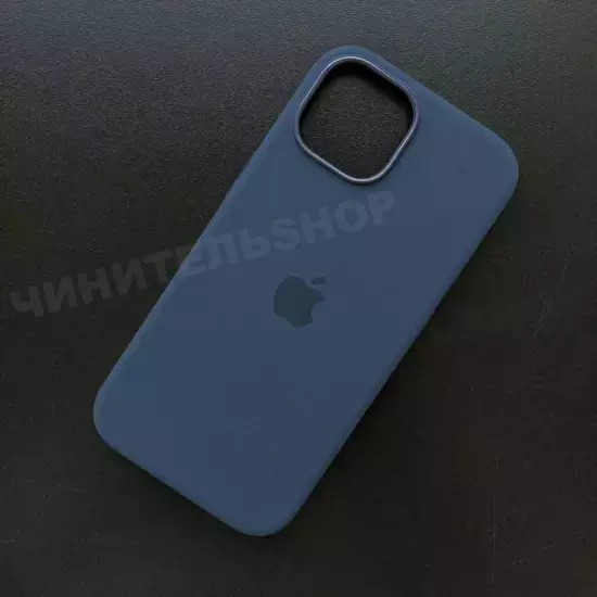 Чехол iPhone 15 Silicone Case (MagSafe) Storm Blue