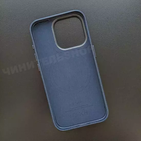 Чехол iPhone 15 Pro FineWoven Case (MagSafe) Pacific Blue