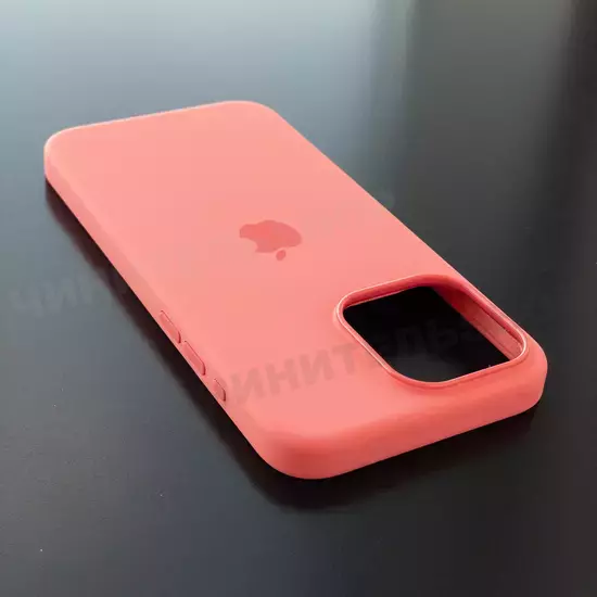 Чехол iPhone 15 Pro Max Silicone Case (MagSafe) Guava