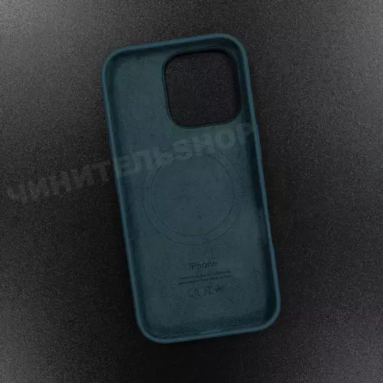 Чехол iPhone 16 Pro Silicone Case (MagSafe) Lake Green