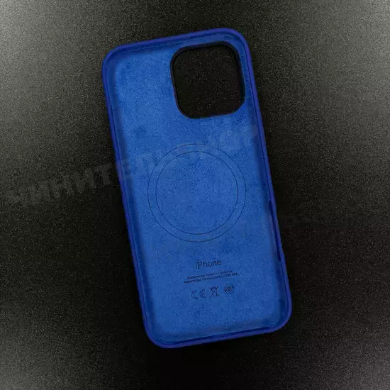 Чехол iPhone 16 Pro Max Silicone Case (MagSafe) Ultramarine