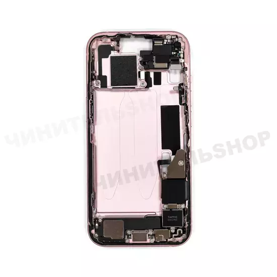 Корпус iPhone 15 Plus (Pink) в сборе без крышки