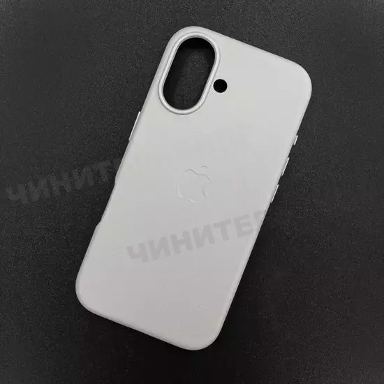 Чехол iPhone 16 Leather Case (MagSafe) Moonstone