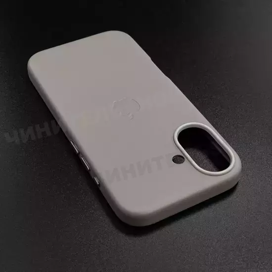 Чехол iPhone 16 Leather Case (MagSafe) Taupe