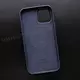 Чехол iPhone 12/12 Pro Leather Case (MagSafe) Night Blue
