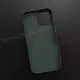 Чехол iPhone 16 Pro Max Leather Case (MagSafe) Marine Green