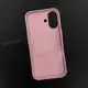 Чехол iPhone 16 Leather Case (MagSafe) Chalk Pink