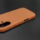 Чехол iPhone 16 Leather Case (MagSafe) Cinnamon