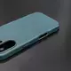 Чехол iPhone 16 Leather Case (MagSafe) Marine Green