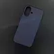 Чехол iPhone 16 Leather Case (MagSafe) Night Blue